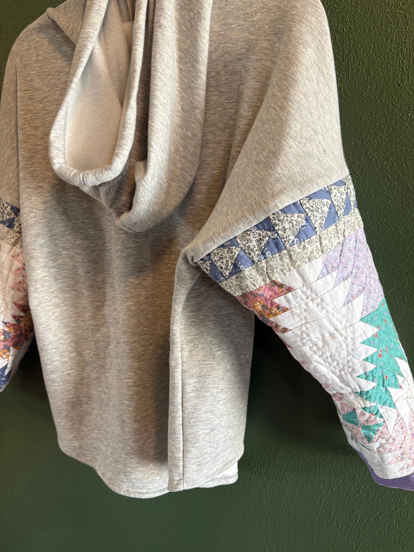 TLIMS - Quilted Sleeve HighLow Hoodie