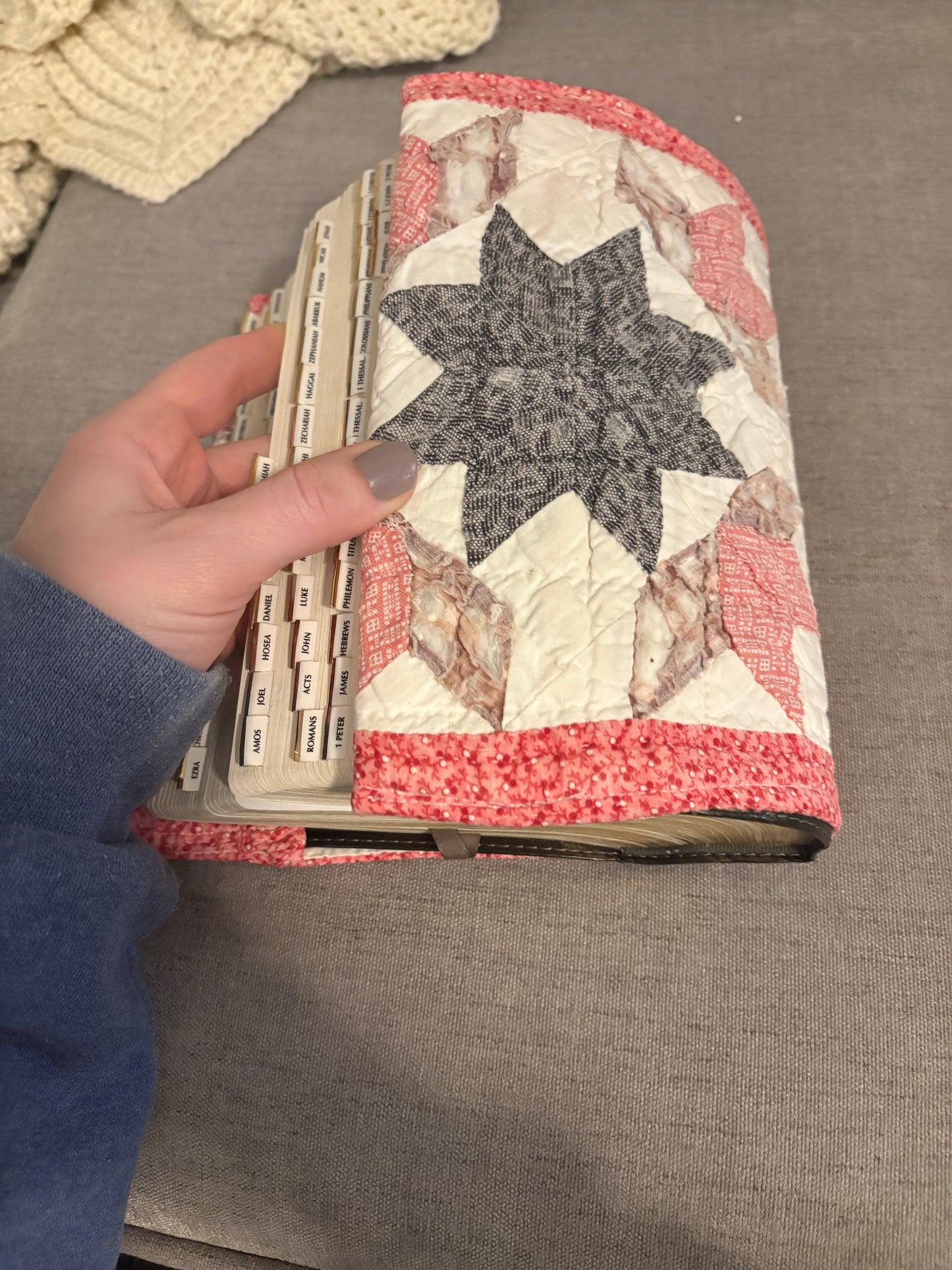 Custom Quilted Bible Cover