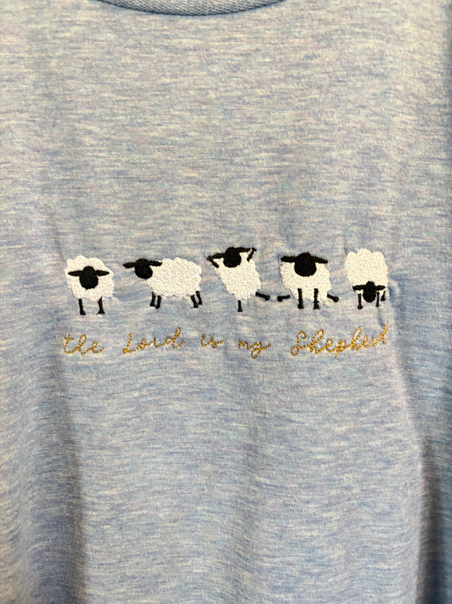 TLIMS - Baby Blue Quarter Sleeve Tee (Large)